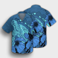 Hawaii Hibiscus Turtle Hawaiian Shirt - AH - Polynesian Pride