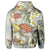 Hawaiian Honu Chibi Sea Plumeria Hoodie - Polynesian Pride