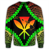 Hawaii Kanaka Kakau Polynesian Sweatshirt - AH - Polynesian Pride
