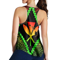 Hawaii Kanaka Kakau Polynesian Racerback Tank - AH - Polynesian Pride