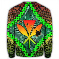 Hawaii Kanaka Kakau Tropical Polynesian Sweatshirt - AH - Polynesian Pride