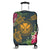 Hawaii Kanaka Turtle Hibiscus Plumerian Polynesia Luggage Covers - Alena Style - AH Black - Polynesian Pride