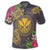 Hawaii Kanaka Turtle Hibiscus Plumerian Polynesia Polo Shirt Alena Style Purple - Polynesian Pride