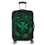 Hawaii Kanaka Turtle Hibiscus Polynesian Luggage Covers - Anthea Style Green - AH Black - Polynesian Pride