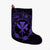 Hawaii Kanaka Turtle Hibiscus Polynesian Christmas Stocking - Anthea Style Purple - AH Christmas Stocking 26 X 42 cm Black - Polynesian Pride