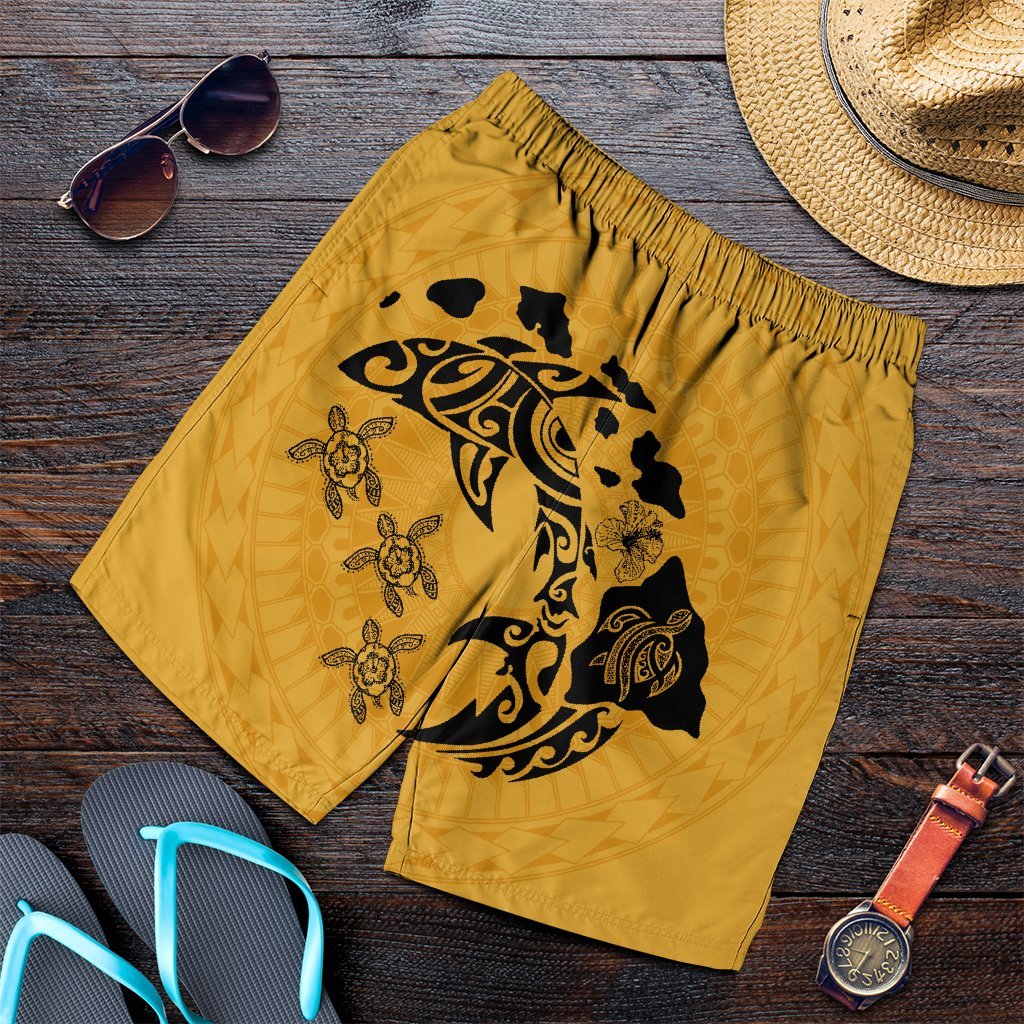 Hawaii Love Animal Polynesian Men's Shorts - AH Art - Polynesian Pride