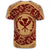 Hawaii Map Classic Floral T Shirt Red - Polynesian Pride