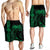 Hawaii Map Kanaka Polynesian Hula Girl Men's Shorts Green - AH - J5C - Polynesian Pride