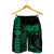 Hawaii Map Kanaka Polynesian Hula Girl Men's Shorts Green - AH - J5C - Polynesian Pride