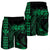 Hawaii Map Kanaka Polynesian Hula Girl Men's Shorts Green - AH - J5C - Polynesian Pride