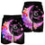 Hawaii Map Moon Star Turtle Plumeria Hibiscus Men's Shorts - AH - Polynesian Pride