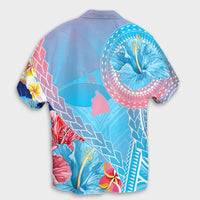 Hawaiian Matching Dress and Hawaiian Shirt Hawaii Map Sweet Dream Kanaka Polynesian Hibiscus RLT14 - Polynesian Pride
