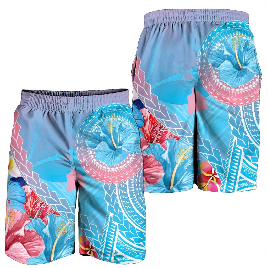 Hawaii Map Sweet Dream Kanaka Polynesian Hibiscus Men's Shorts - AH - Polynesian Pride