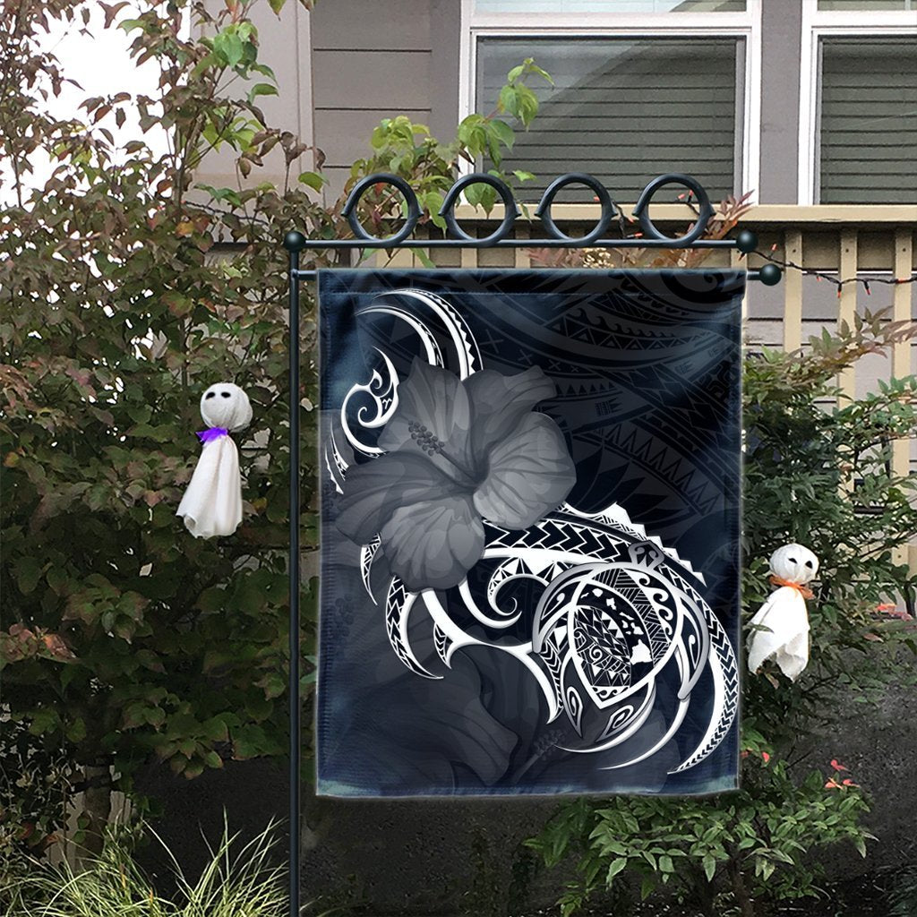 Hawaii Map Turtle Hibiscus Divise Polynesian Flag - AH - Polynesian Pride