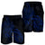 Hawaii Map Turtle Hibiscus Divise Polynesian Men's Shorts Blue - AH - Polynesian Pride