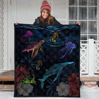 Hawaii Marine Life Sea Premium Quilts - AH - Polynesian Pride