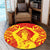 Hawaii Mauna Kea Pele Polynesian Round Carpet - AH - Polynesian Pride