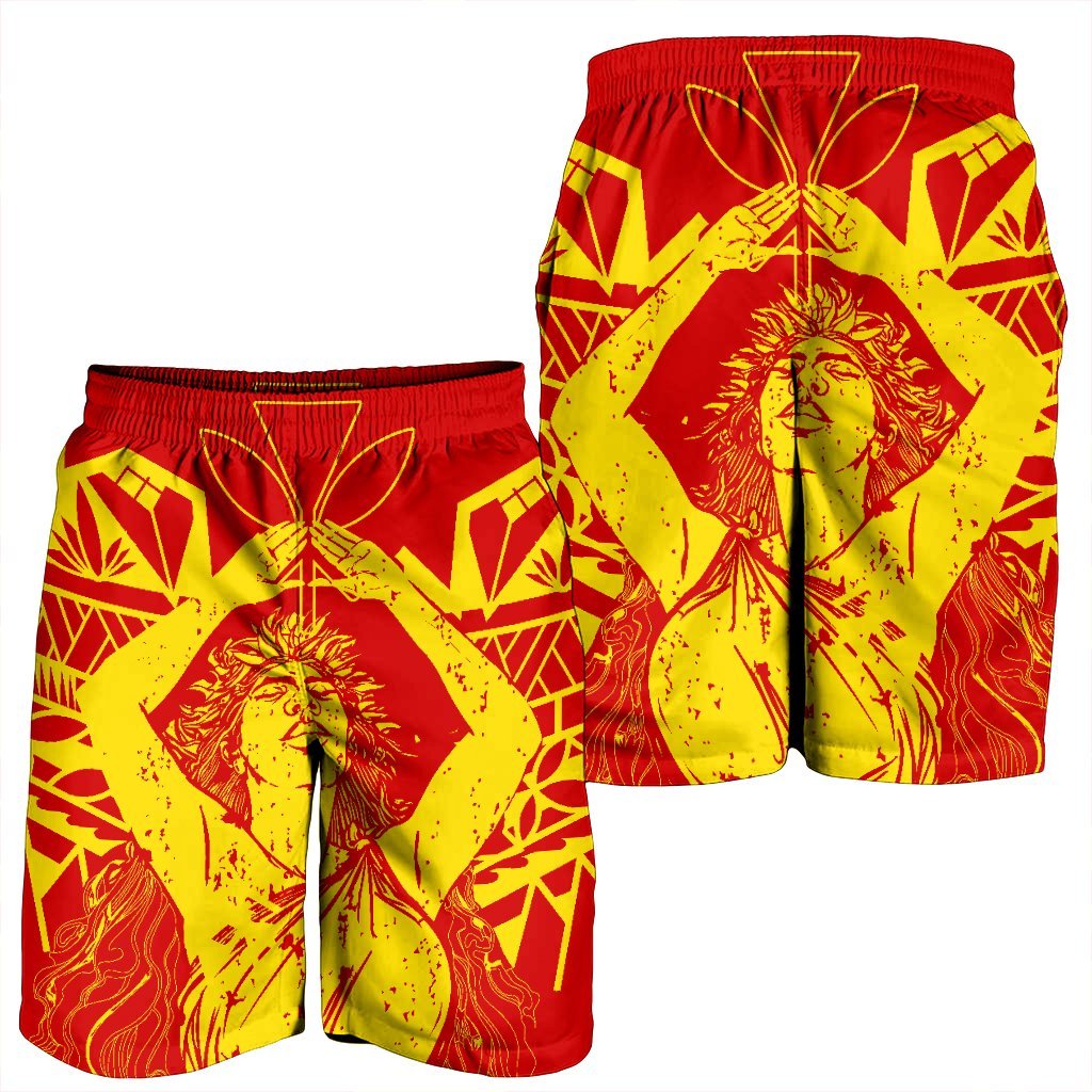 Hawaii Mauna Kea Pele Polynesian Men's Shorts - AH - Polynesian Pride