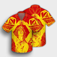 Hawaii Mauna Kea Pele Polynesian Hawaiian Shirt - AH - Polynesian Pride