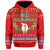 Hawaii Mele Kalikimaka Pattern Christmas Hawaiian Hoodie Zip Pon Style - Polynesian Pride