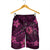 Hawaii Mix Polynesian Turtle Plumeria Men's Shorts - AH - Nick Style - Pink - Polynesian Pride