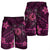 Hawaii Mix Polynesian Turtle Plumeria Men's Shorts - AH - Nick Style - Pink - Polynesian Pride