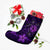 Hawaii Mix Polynesian Turtle Plumeria Christmas Stocking - AH - Nick Style - Purple - Polynesian Pride