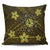 Hawaii Mix Polynesian Turtle Plumeria Pillow Covers - AH - Nick Style - Yellow Pillow Covers Black - Polynesian Pride