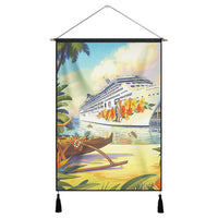 Hawaii Mordern Hanging Poster - AH Hanging Poster Cotton And Linen - Polynesian Pride