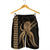 Hawaii Octopus KaKau Polynesian Men's Shorts - Gold - AH - Polynesian Pride