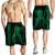 Hawaii Octopus KaKau Polynesian Men's Shorts - Green - AH - Polynesian Pride