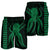 Hawaii Octopus KaKau Polynesian Men's Shorts - Green - AH - Polynesian Pride