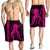 Hawaii Octopus KaKau Polynesian Men's Shorts - Pink - AH - Polynesian Pride