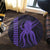 Hawaii Octopus KaKau Polynesian Round Carpet - Purple - AH - Polynesian Pride