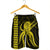 Hawaii Octopus KaKau Polynesian Men's Shorts - Yellow - AH - Polynesian Pride