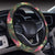 Hawaii Palm Leaves Pineapples Jungle Leaf Hawaii Universal Steering Wheel Cover with Elastic Edge - Polynesian Pride