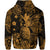 Hawaii Pineapple Polynesian Zip Hoodie Unique Style Gold LT8 - Polynesian Pride