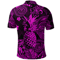 Hawaii Pineapple Polynesian Polo Shirt Unique Style Pink LT8 - Polynesian Pride