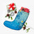 Hawaii Plumeria Deep Blue Turtle Christmas Stocking - AH - Polynesian Pride