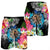 Hawaii Plumeria Hibiscus Wave Turtle Men's Shorts - AH - Polynesian Pride