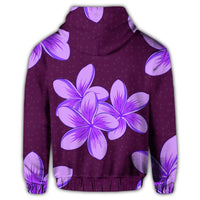 Hawaiian Plumeria Simple Hoodie - Polynesian Pride