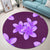 Hawaii Plumeria Simple Round Carpet - AH - Polynesian Pride