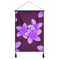 Hawaii Plumeria Simple Hanging Poster - AH Hanging Poster Cotton And Linen - Polynesian Pride