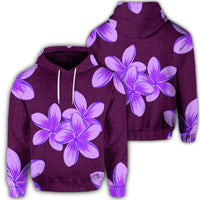 Hawaiian Plumeria Simple Hoodie Unisex Art - Polynesian Pride