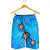 Hawaii Plumeria Turtle In The Ocean Men's Shorts - AH - John Style - Polynesian Pride