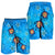 Hawaii Plumeria Turtle In The Ocean Men's Shorts - AH - John Style - Polynesian Pride