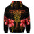 Hawaiian Polynesian Hibiscus Animal Hoodie - Polynesian Pride