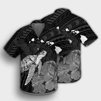 Hawaii Polynesian Hibiscus Turtle Map Hawaiian Shirt - AH - Polynesian Pride
