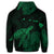 Hawaiian Polynesian Hibiscus Turtle Map Hoodie Green - Polynesian Pride
