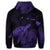 Hawaiian Polynesian Hibiscus Turtle Map Hoodie Purple - Polynesian Pride